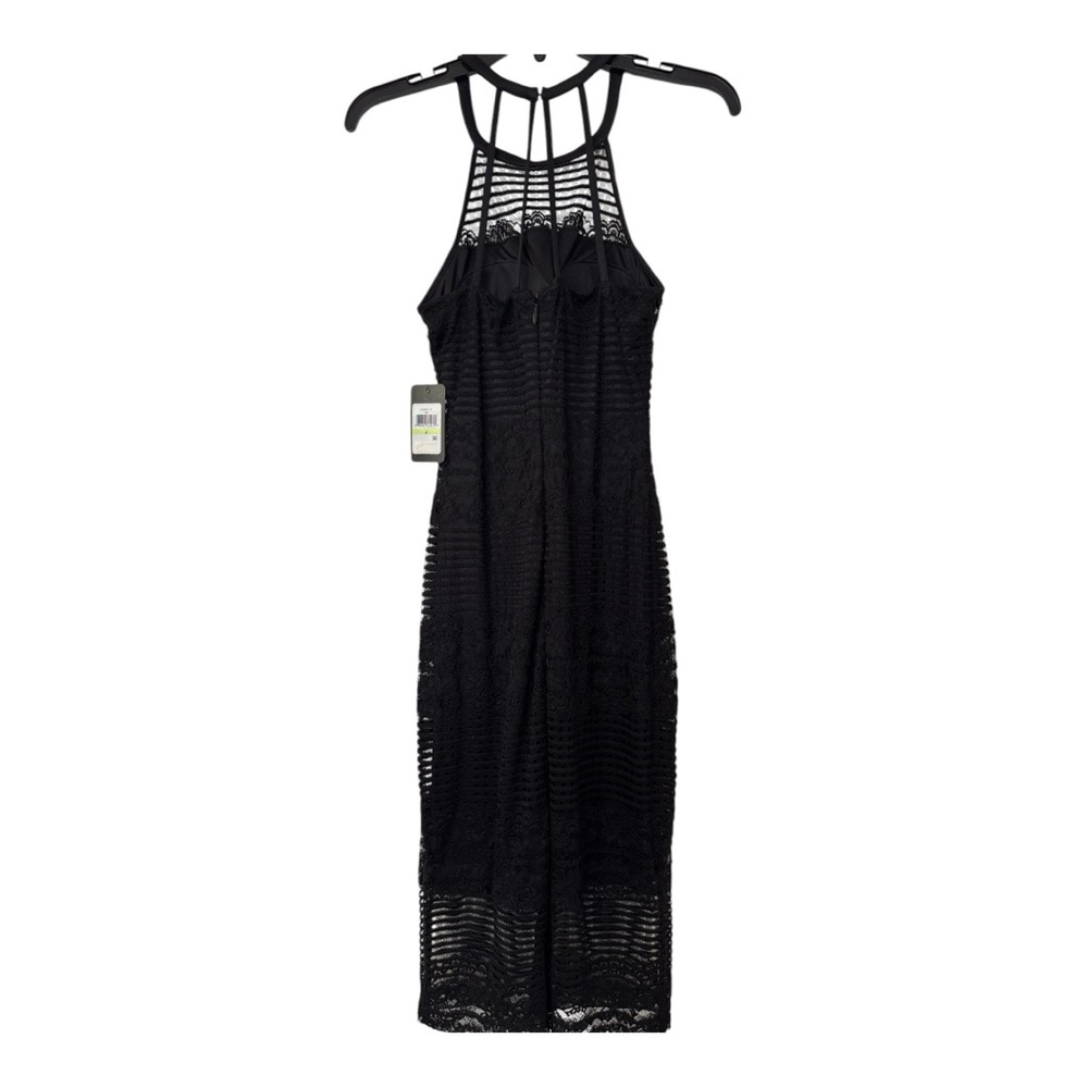 BNWT Guess Black Lace Midi Dress, Size 4, Black - Picture 6 of 7